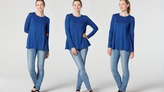 How to Make a Long Sleeve Top  Teach Me Fashion [upl. by Nealey235]