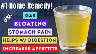 Natural Home Remedy for Belly Bloating Gas amp Stomach Pain  Reduces Gas  8M Babies [upl. by Natlus203]