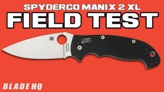 Spyderco Manix 2 XL Field Test [upl. by Suidaht]