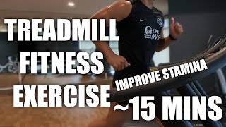 IMPROVE YOUR STAMINA 15 Treadmill Workout for Footballers  HIIT [upl. by Vizzone]