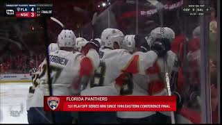 May 13 2022 FLA Panthers  WSH Capitals OT Winner Game 6 2022 Playoffs [upl. by Lukey]