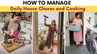 How to Manage Daily House Chores and Cooking  Tips for StressFree Homemaking [upl. by Limber]