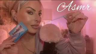 ASMR Clicky Whisper Ramble With Delicate Gum Chewing For Sleep Aid  Life Updates [upl. by Nola]