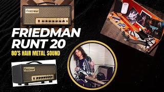 Friedman Runt 20  80s Hair Metal Sound [upl. by Felicia190]