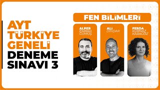 3D Türkiye Geneli Deneme Sınavı 3  AYT  Fen Bilimleri Soru Çözümleri [upl. by Teodora]