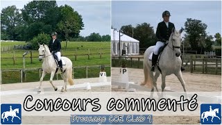 Concours commenté Dressage Club 1 CCE [upl. by Bernat]