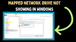 How to Fix Mapped Network Drive Not Showing in Windows 11 [upl. by Mctyre]