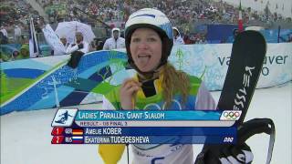 Snowboard Women Parallel Giant Slalom Finals Complete Event  Vancouver 2010 [upl. by Nivalc]