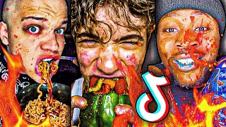 EXTREME 1 Hour Spicy Food Tiktok Compilation 🥵 [upl. by Camella]