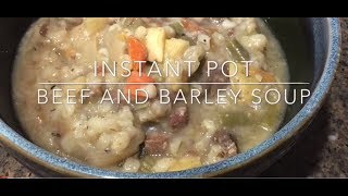 Beef and barley soup IP [upl. by Anawed655]