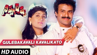 Nippu Ravva  GULEBAKAVALI KAVALIKATHO song  Balakrishna  Vijayashanti Telugu Old Songs [upl. by Burley]