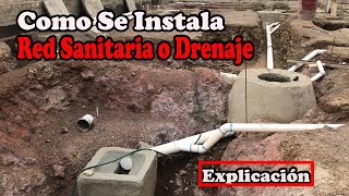 Drenaje De Una Casa Nueva amp Building a new house drain [upl. by Toblat]