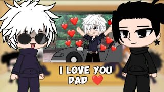 Jujutsu Kaisen react to Dad I love you ❤️  mhabnha  Gacha ClubLife [upl. by Drais]