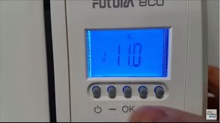 How To Set A User Programme On Your Futura Electric Ceramic Radiator [upl. by Ailerua]