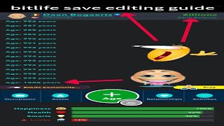 Bitlife save editing guide [upl. by Thormora]