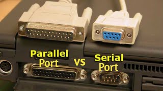 Difference between serial port and parallel portserial port vs parallel portcomputer port in hindi [upl. by Sudaorb]