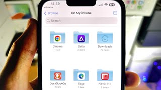 ANY iPhone How To Access Files [upl. by Lemaceon]