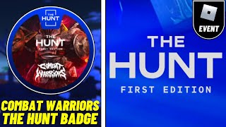 EVENT How to get THE HUNT BADGE  DEMON EGG UGC in COMBAT WARRIORS ROBLOX [upl. by Salohci990]