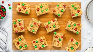 Christmas Rice Krispie Treats Recipe [upl. by Steinberg]