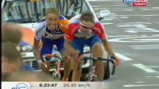 Tour de France 2001 Lance Armstrong Alpe DHuez 55 [upl. by Liek]