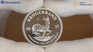 50th Anniversary 1oz Silver Proof Krugerrand [upl. by Lehte]