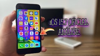 IOS 157 OFICIAL ANÁLISE Adeus iPhone 6S [upl. by Lepp233]