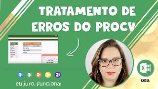 TRATAMENTO DE ERROS DO PROCV [upl. by Lleder718]