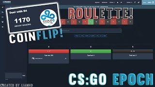 NEW CSGO Gambling  Roulette Coinflip  CSGO Epoch [upl. by Okihcas730]