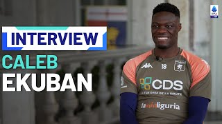 The travelling striker who found his place in Genoa  A Chat with Ekuban  Serie A 202324 [upl. by Sirtemed]