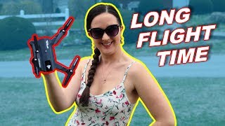 Long Flight Time Optical Flow Camera Drone With Folding Arms FPV Quadcopter  F196  TheRcSaylors [upl. by Ailatan635]