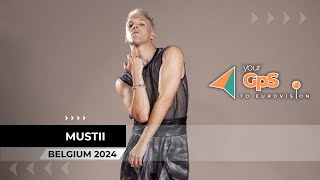 Mustii represents Belgium  Eurovision 2024  gpstomusicgr [upl. by Manly]