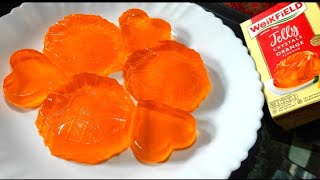 How to make orange Jelly with weikfield jelly crystals❤️ weikfield Jelly crystals recipe [upl. by Diley618]