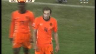 España 1 Holanda 0 Mundial Sudafrica 2010 Gol de Andres Iniesta Relato Victor hugo [upl. by Menard820]