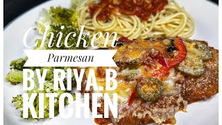 Chicken Parmesan restaurant style Hotshot ParmesanChickenparmRiyabkitchenrecipe [upl. by Wawro]