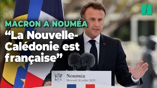 En NouvelleCalédonie Macron fixe l’échéance d’une révision constitutionnelle à début 2024 [upl. by Tama]