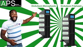 Présentation des Onduleurs Monophasés et Triphasés  APS [upl. by Dorraj510]