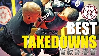 3 EASY Takedowns That WORK on Anyone in Wing Chun San Da amp MMA [upl. by Siroved]