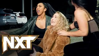 Cora Jade’s interview is interrupted by an attack on Nikkita Lyons WWE NXT Jan 24 2023 [upl. by Tsepmet]