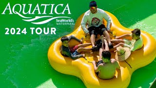 Aquatica San Antonio 2024 Water Park Tour  New Tikitapu Splash amp Expanded Dining Options [upl. by Beltran]