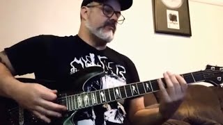 Entombed Revel In Flesh Guitar Cover [upl. by Bartie]