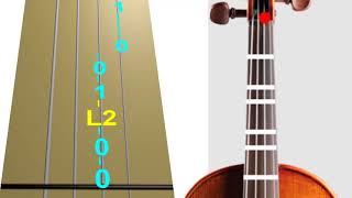 The Swallowtail  Jig  Violin  Play Along Tab Tutorial [upl. by Antoine301]