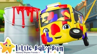 Learn Colors with Buster the Bus  More Kids Songs  Nursery Rhymes  Little Baby Bum [upl. by Emlyn]