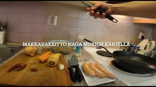 Makkarakeitto Naga Morich kärjellä [upl. by Balling683]