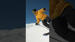 Advanced Carving Reverts on Skis  shorts [upl. by Enoek]