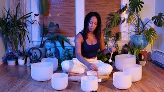 20 MIN END OF DAY SOUND BATH MEDITATION [upl. by Ahsienad]