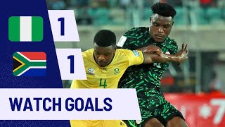 NIGERIA VS SOUTH AFRICA11WORLD CUP QUALIFIERSGOALSampHIGHLIGHTS [upl. by Thea]