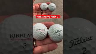 Cutting Open  KIRKLAND vs PRO V1 golf [upl. by Anastatius817]