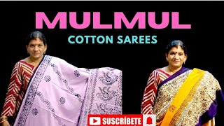 Latest Pure Mukmul Cotton Sarees Wholesale Price Priya Cottons 99856 92476 [upl. by Erotavlas189]