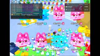 Opening 100 Exclusive Eggs in Pet Simulator 99 Thank you TeraBrite [upl. by Woodberry]