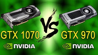 GTX 1070 vs GTX 970  Huge Performance Gains 10 Games Benchmarked [upl. by Gian466]